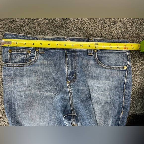 DKNY Jeans soho denim bootcut cotton spandex blue jeans women’s size 12R - Picture 12 of 14